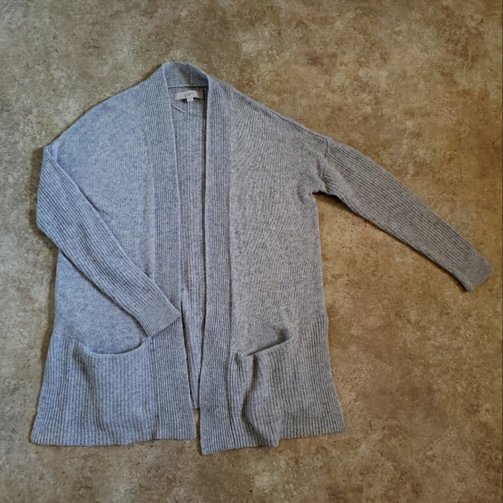 Loft Longline Wool Blend Cardigan